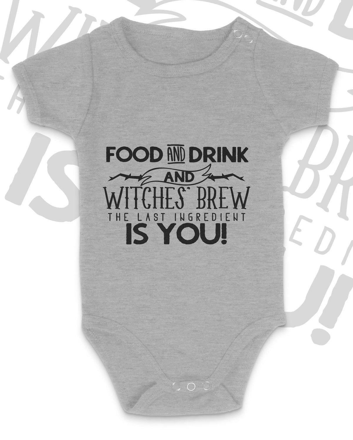 Witches Brew Halloween Party Baby Grow Chroma Clothing